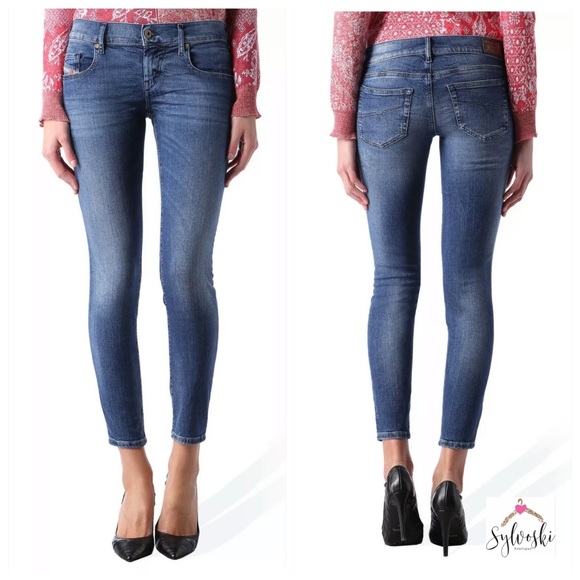 🔥Diesel Grupee-Ankle Super Slim Skinny Low Waist - Picture 2 of 8